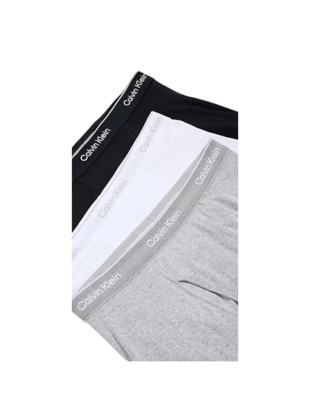 New Calvin Klein CK Classic Cotton Boxer Briefs Underwear Gray 3 Pack Men MEDIUM